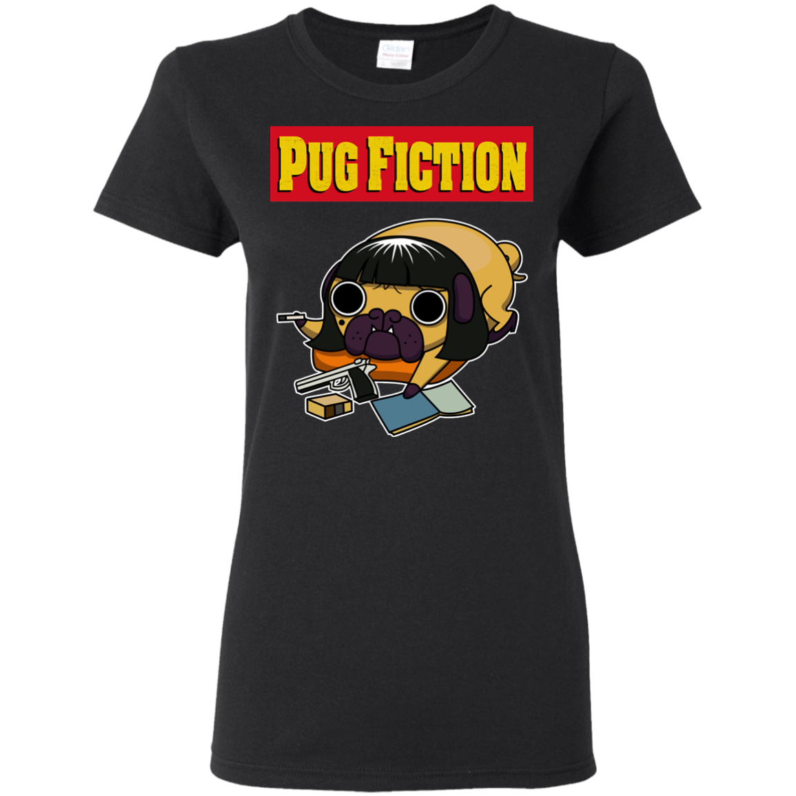 Pug Fiction Pug T Shirts