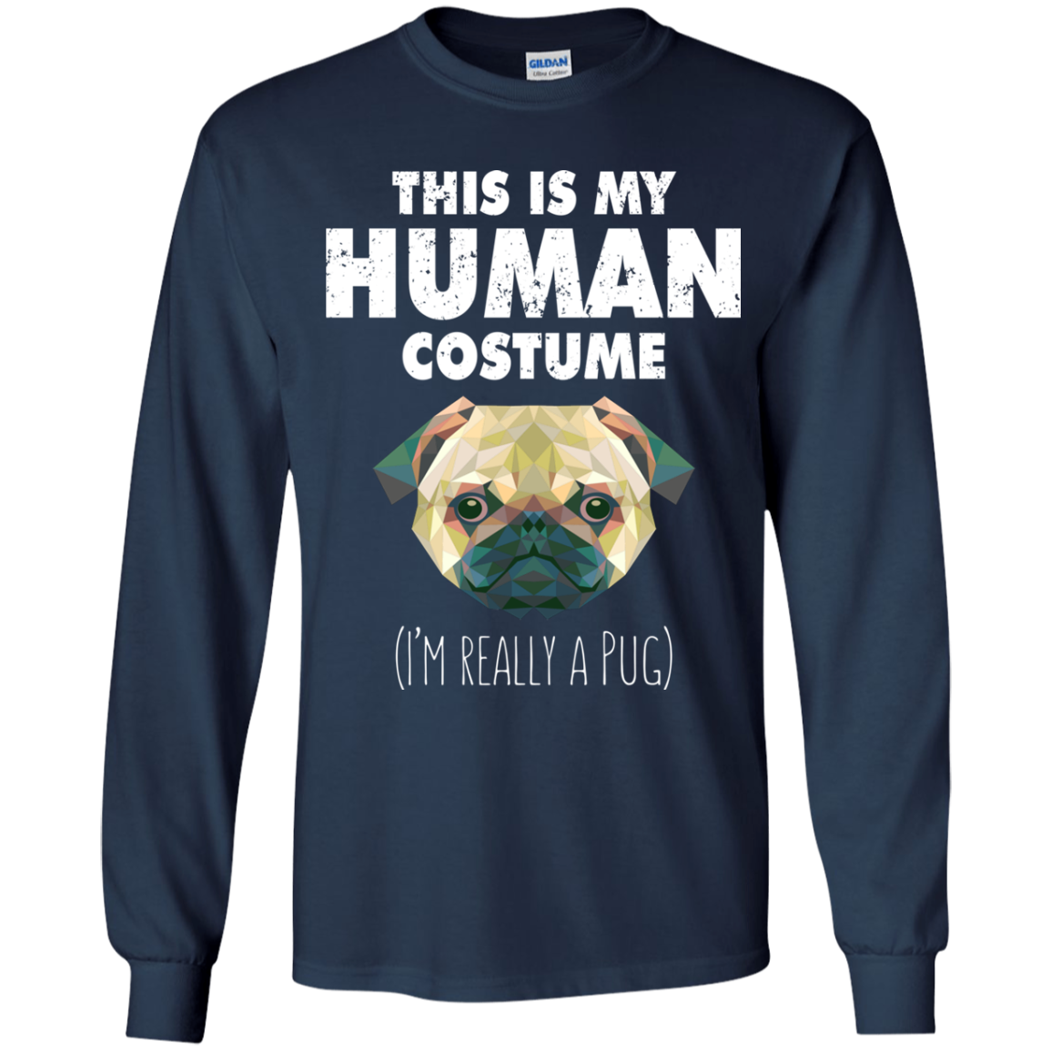 This Is My Human Costume Pug T Shirts