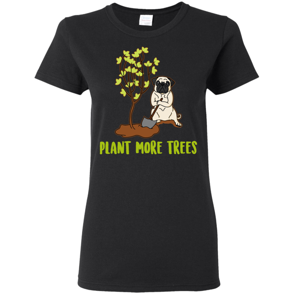 Pug - Plant More Trees T Shirts