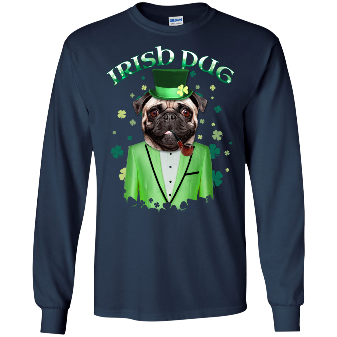 Nice Pug T Shirts - Irish Pug Ver 1, is a cool gift for your friends