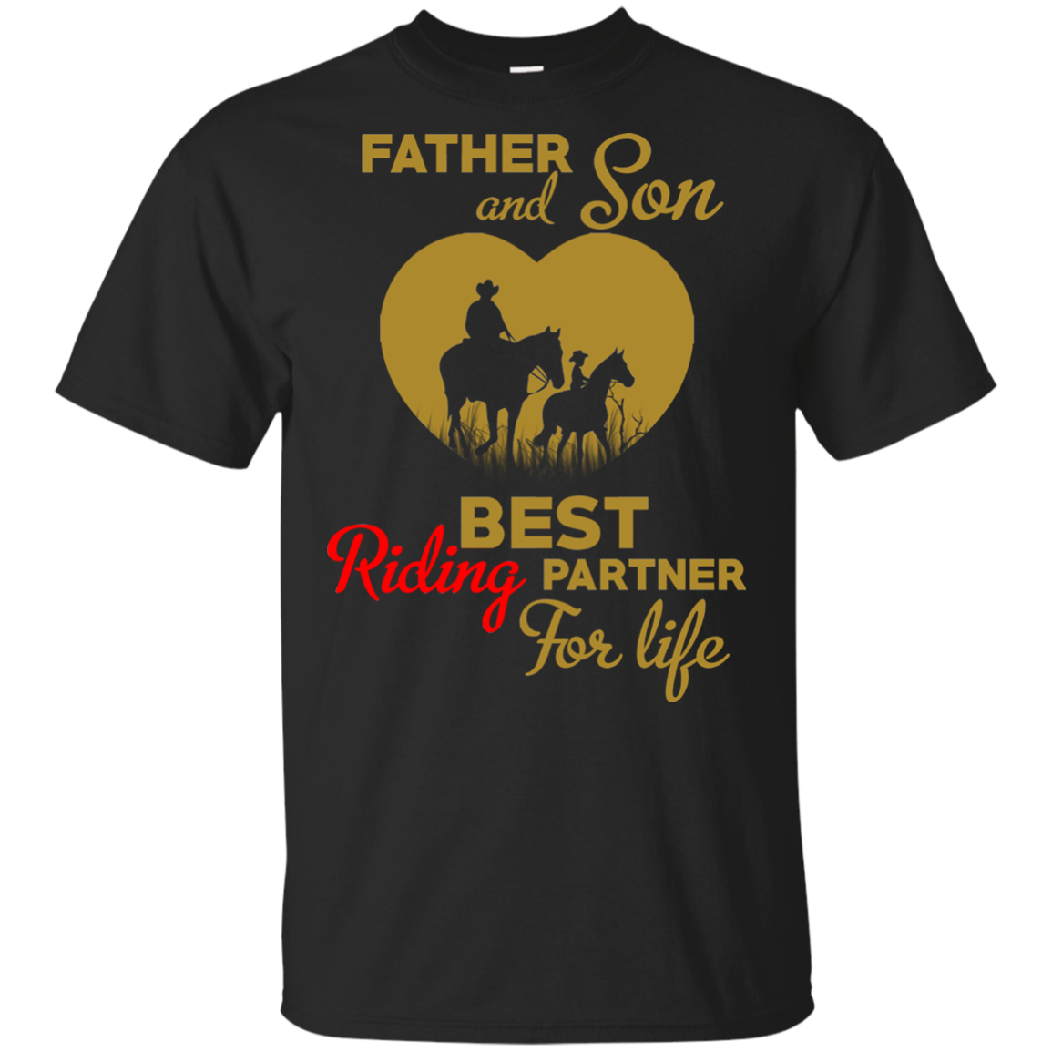 Father And Son Best Riding Partner For Life T Shirts