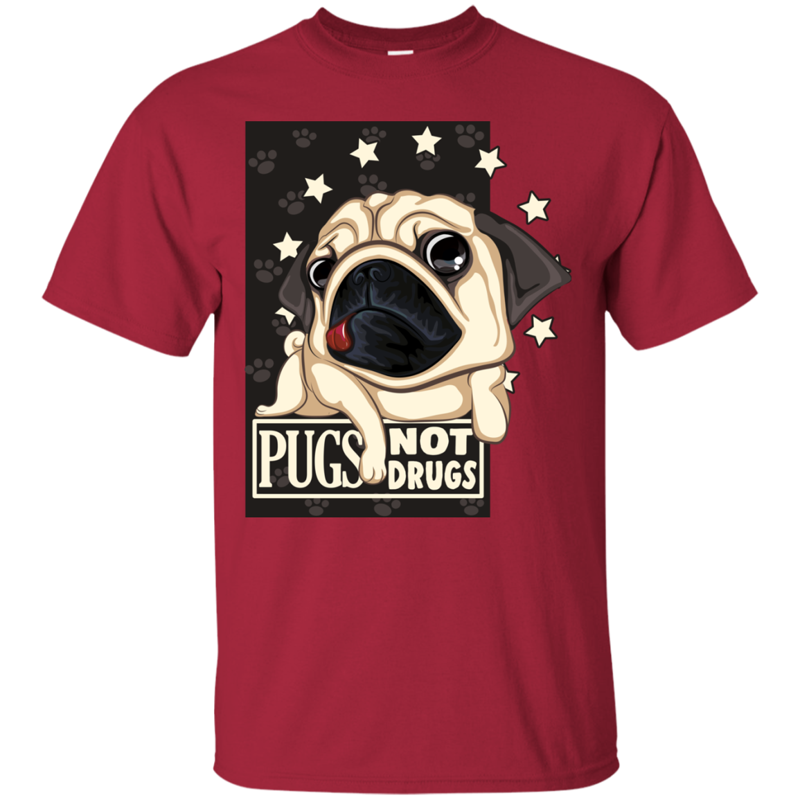 Pugs Not Drugs T Shirts