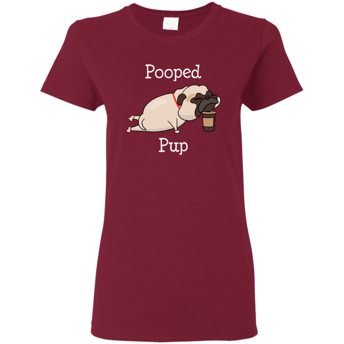 Nice Pug T Shirts - Pooped Pup, is a cool gift for friends and family