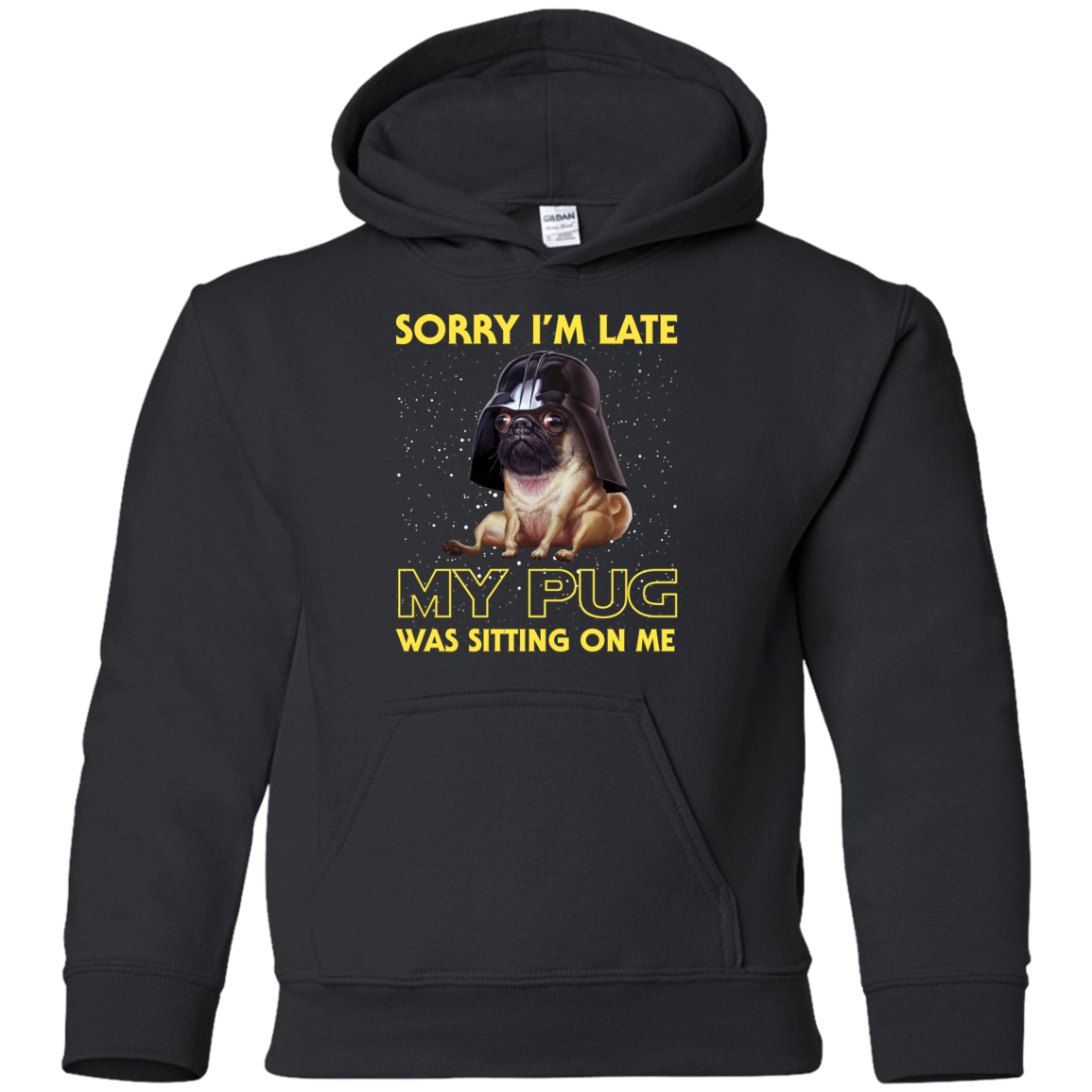 Nice Pug T Shirts - Sorry, My Pug Is Sitting On Me, is a cool gift