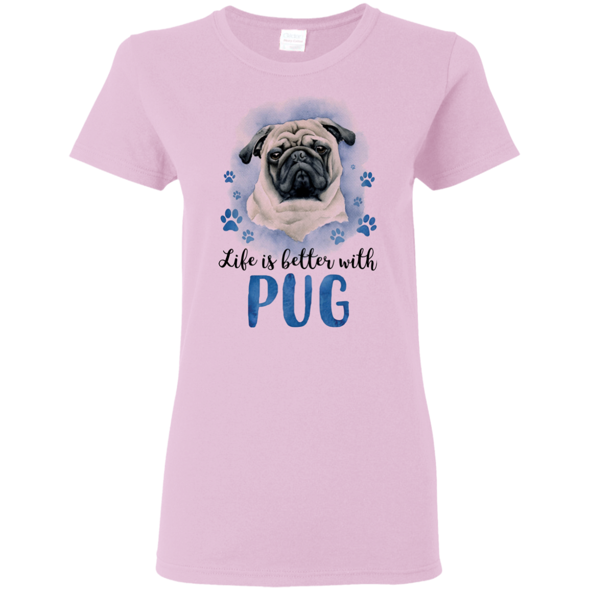 Nice Pug T Shirts - Life Is Better With Pug, is a awesome gift