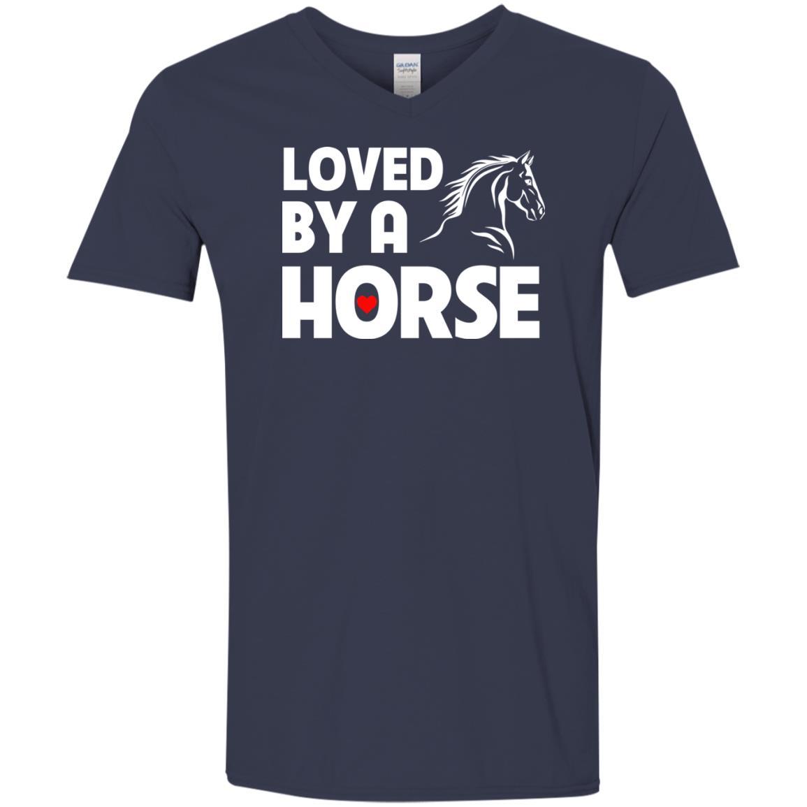 Loved By A Horse Horse TShirt For Equestrian Gift Tee Shirt