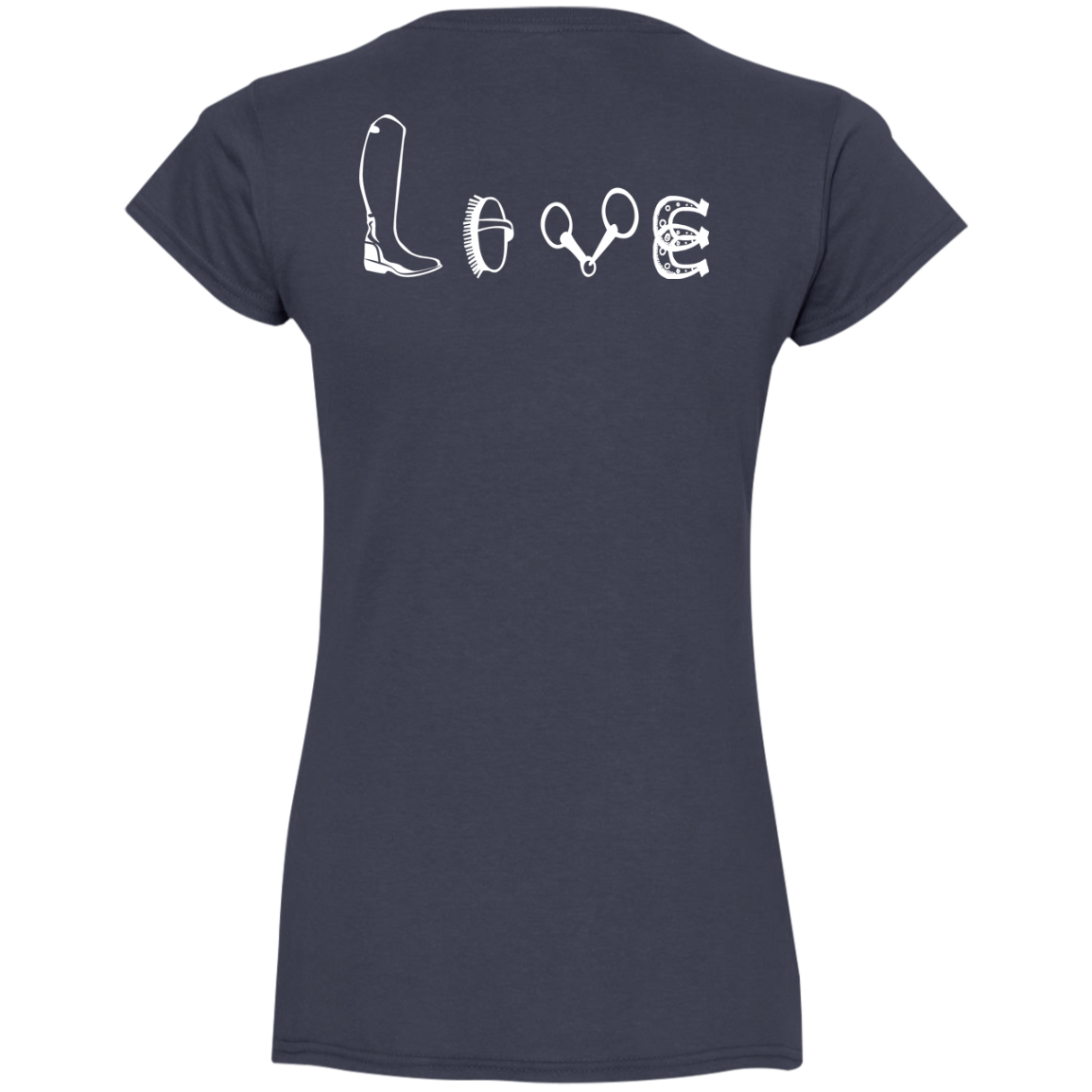 Love Symbol Horse TShirt FOr Equestrian Lover