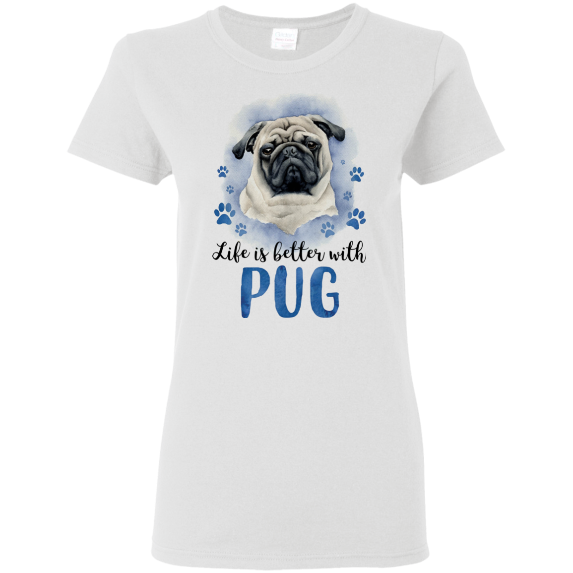 Nice Pug T Shirts - Life Is Better With Pug, is a awesome gift