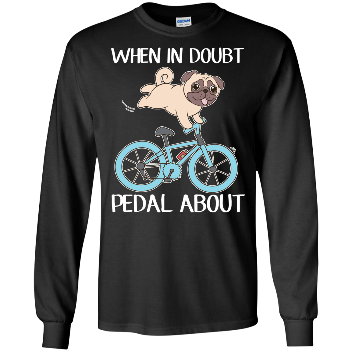 Pug Cycling T Shirts
