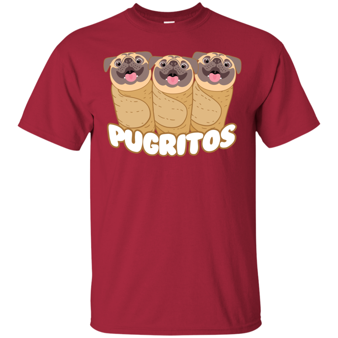 Pug - Pugritos T Shirts
