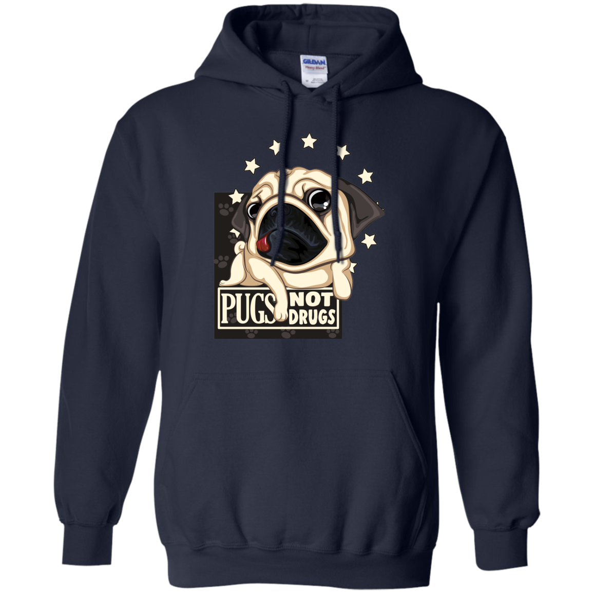 Lovely Black Gift For Collection Dog T Shirts Pugs Not Drugs V2