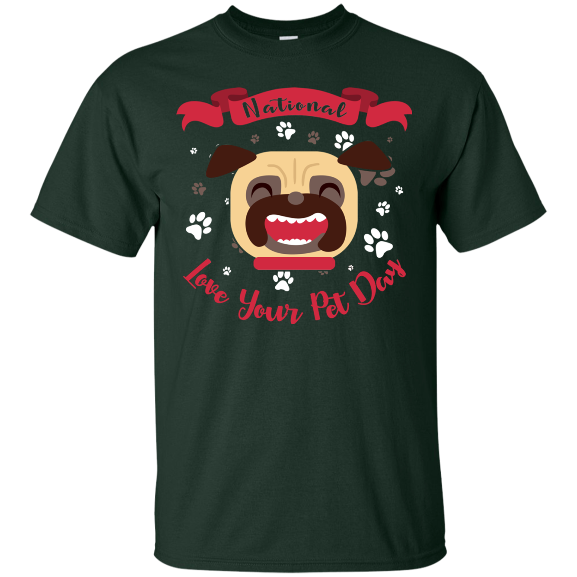 Nice Pug T Shirts - National Love Your Pet Day, is an awesome gift