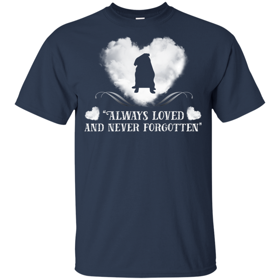 Always Loved And Never Forgotten Pug T Shirts
