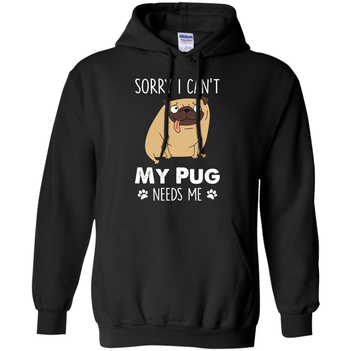 Nice Pug T Shirts - My Pug Needs Me, is a cool gift for your friends