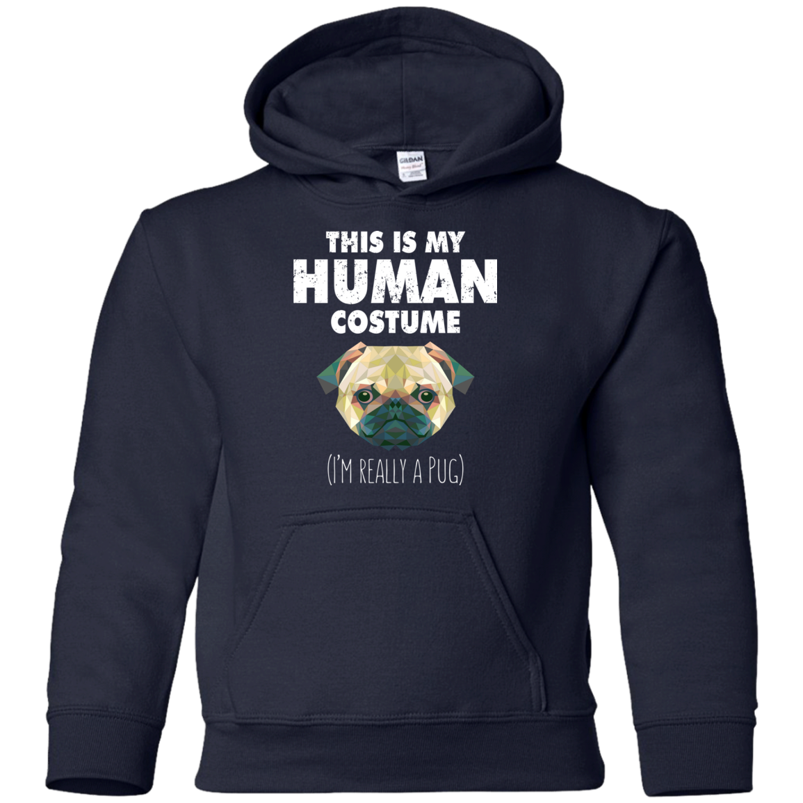This Is My Human Costume Pug T Shirts