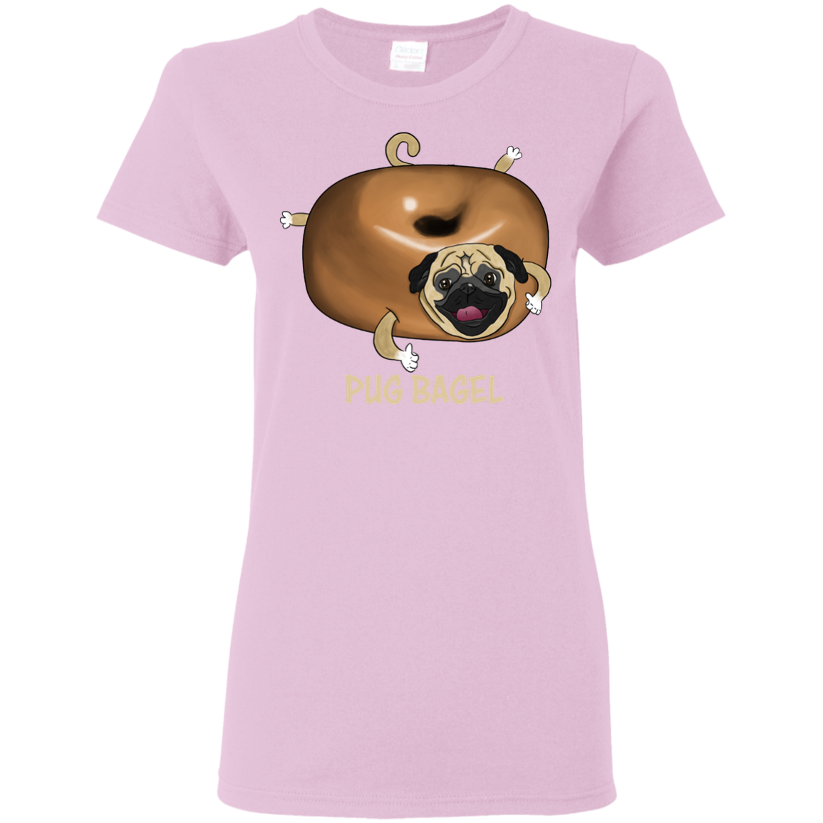 Pug Bagel T Shirts V2