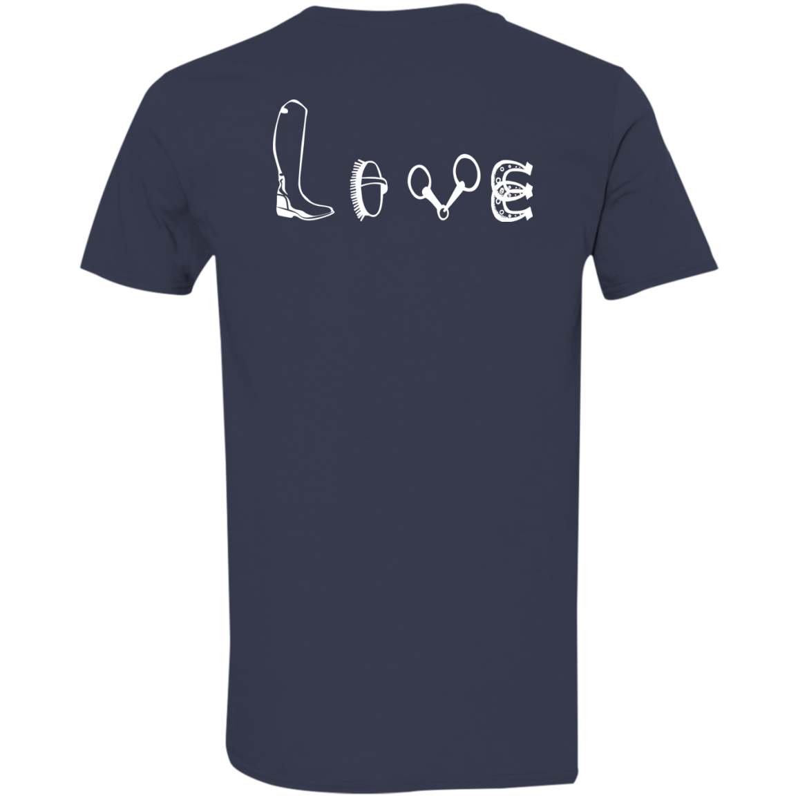 Love Symbol Horse TShirt FOr Equestrian Lover