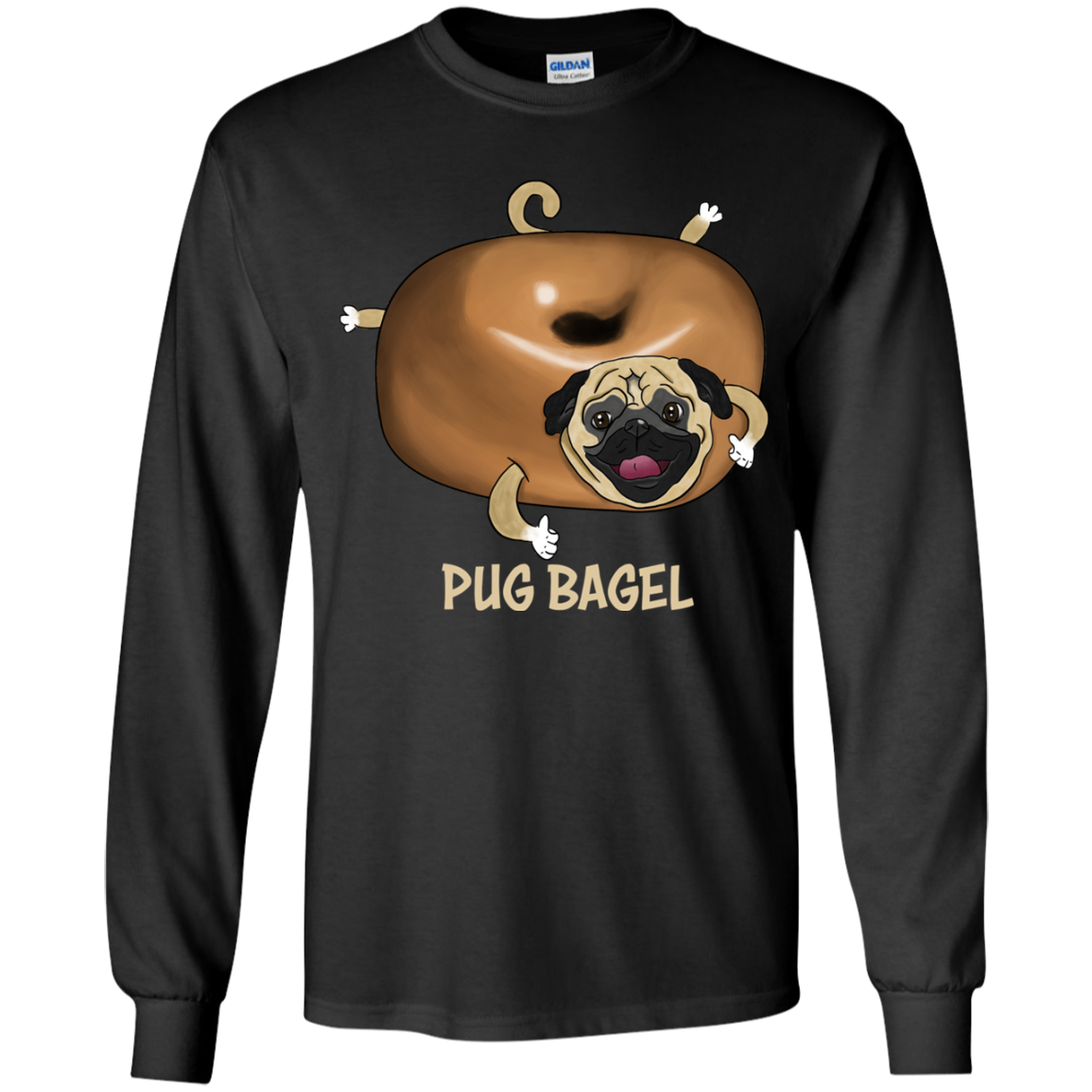 Pug Bagel T Shirts