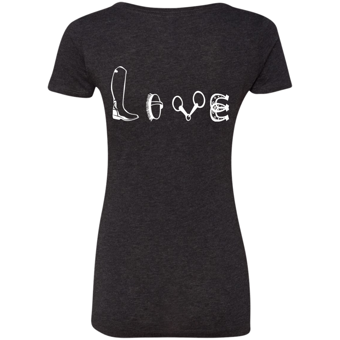 Love Symbol Horse TShirt FOr Equestrian Lover