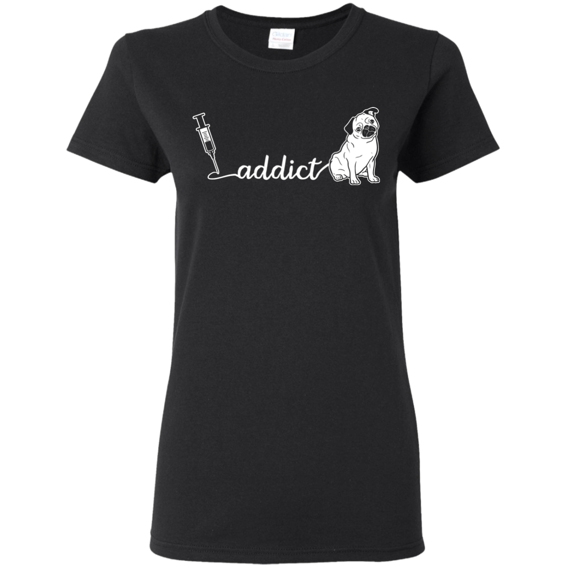 Addict Pug T Shirts