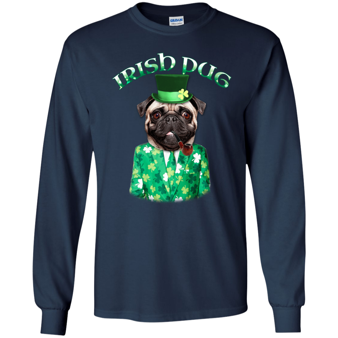 Nice Pug T Shirts - Irish Pug Ver 2, is a cool gift for your friends