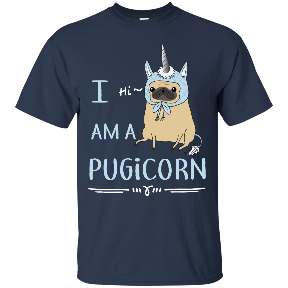 Perfect Beautiful Pug T Shirts - I Am A Pugicorn Gifts For Lovers
