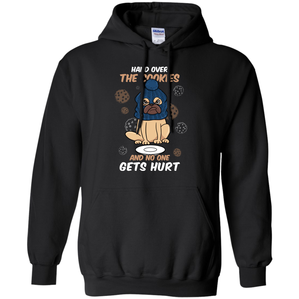 Hand Over The Cookies And No One Gets Hurt Pug T Shirts