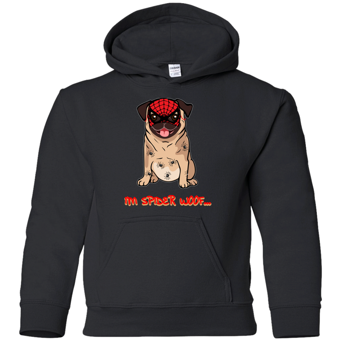 I'm Spider Woof Pug T Shirts