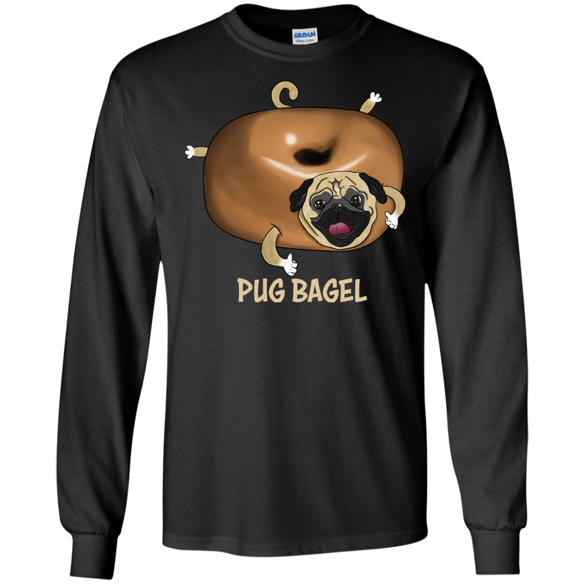 Pug Bagel T Shirts
