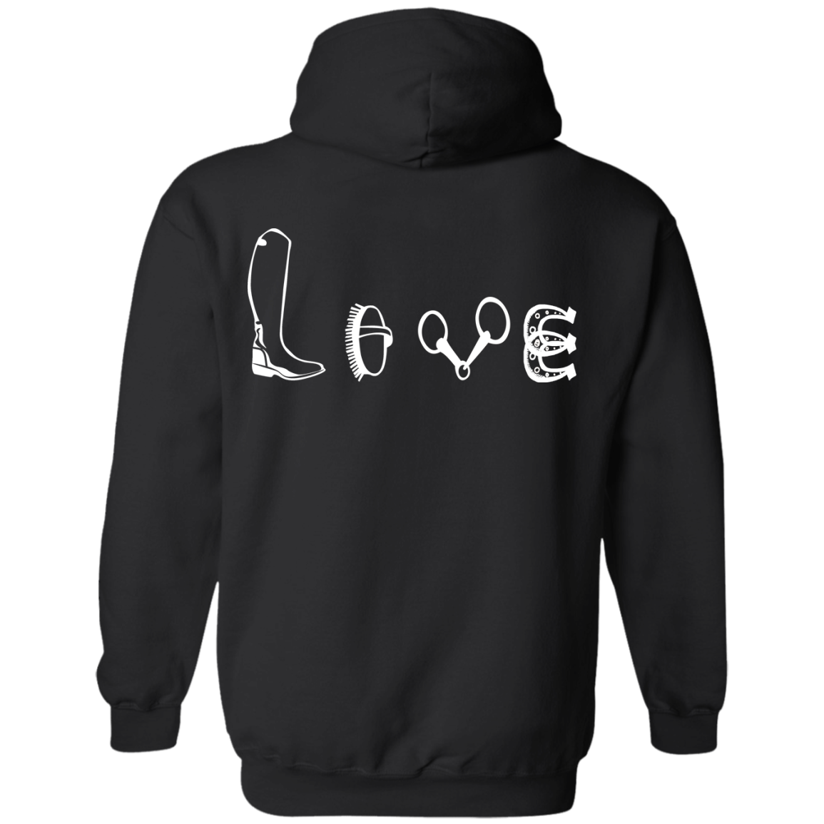 Love Symbol Horse TShirt FOr Equestrian Lover