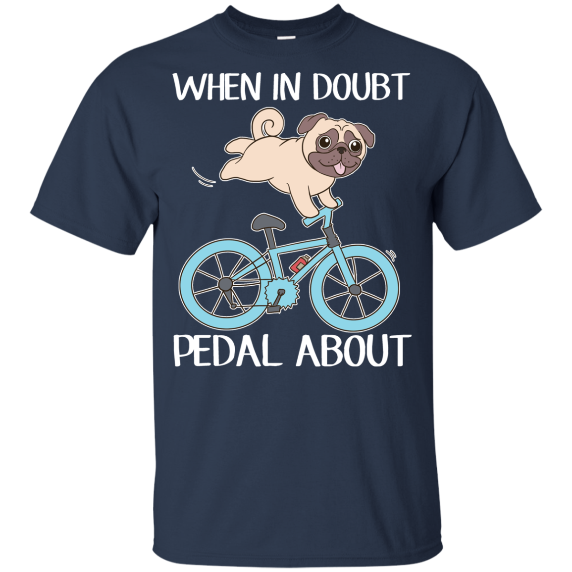 Pug Cycling T Shirts