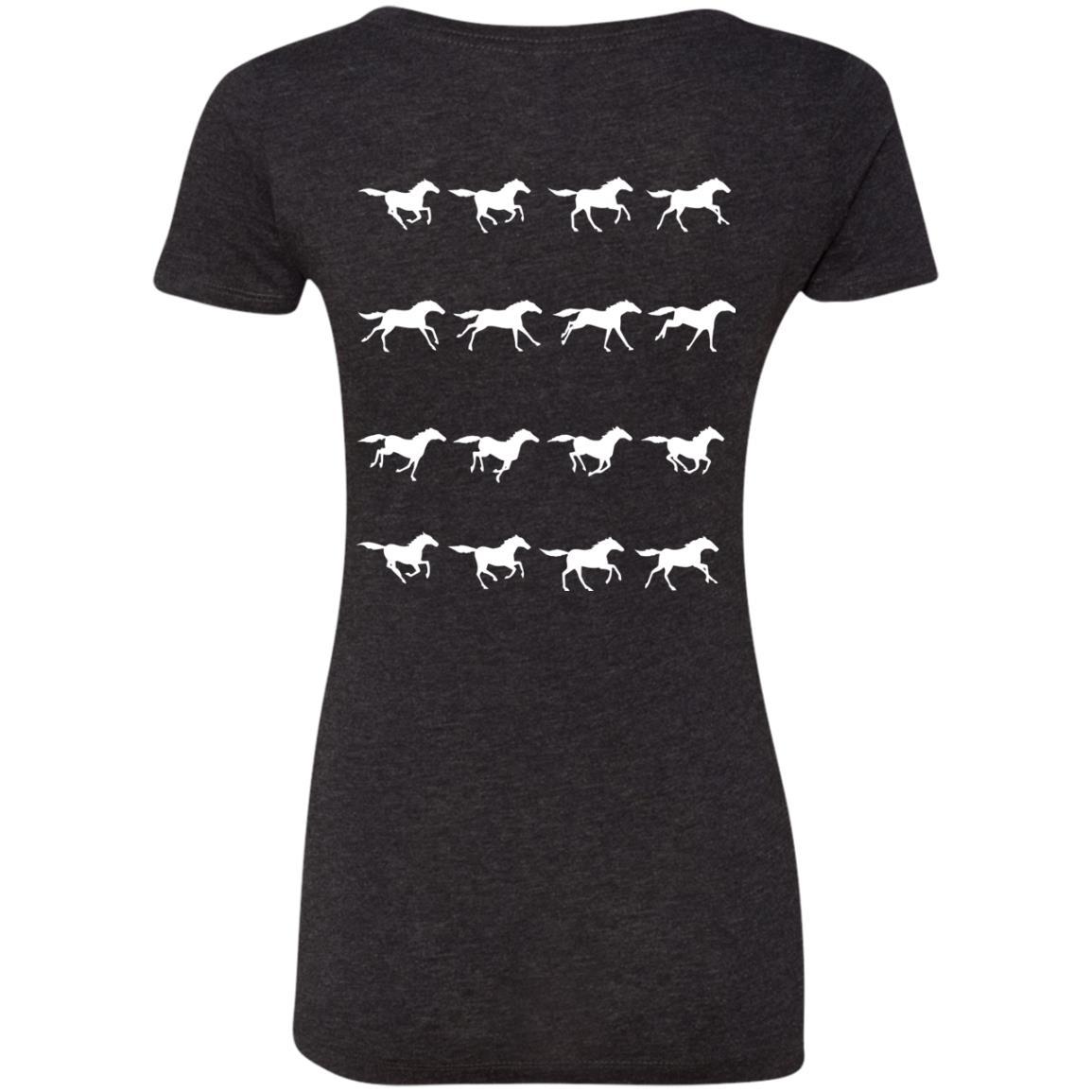 Horse Running Stop Motion Horse Tee Shirt For Equestrian Gift