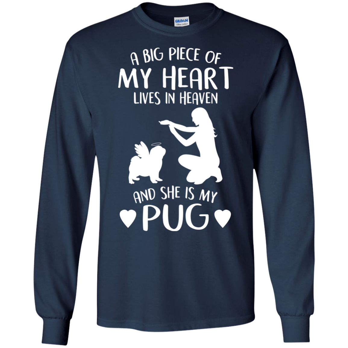 A Big Piece Of My Heart She Is My Pug T Shirts