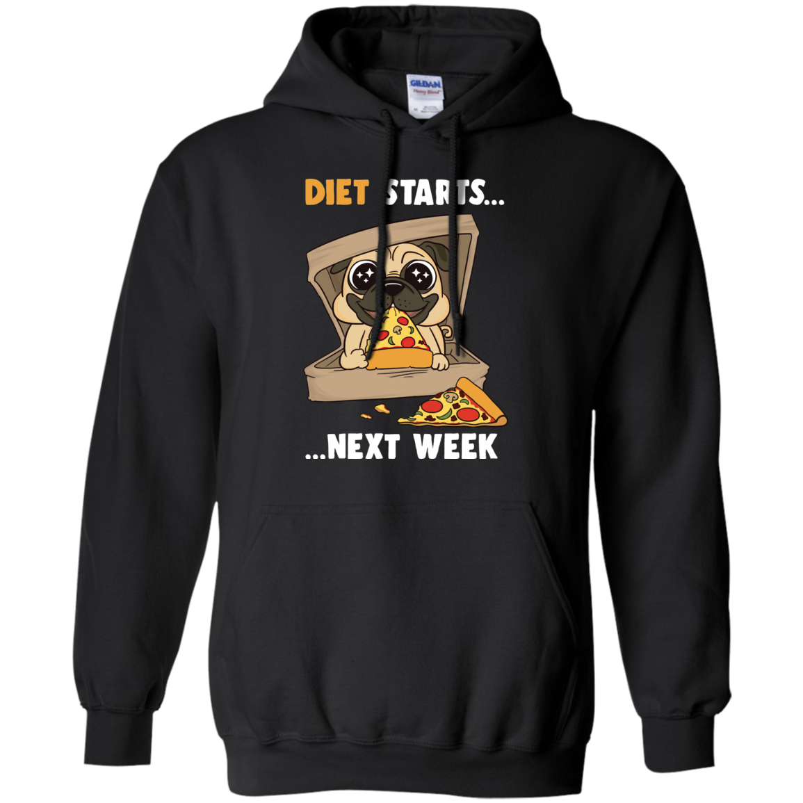 Diet Starts Next Week Pug T Shirts