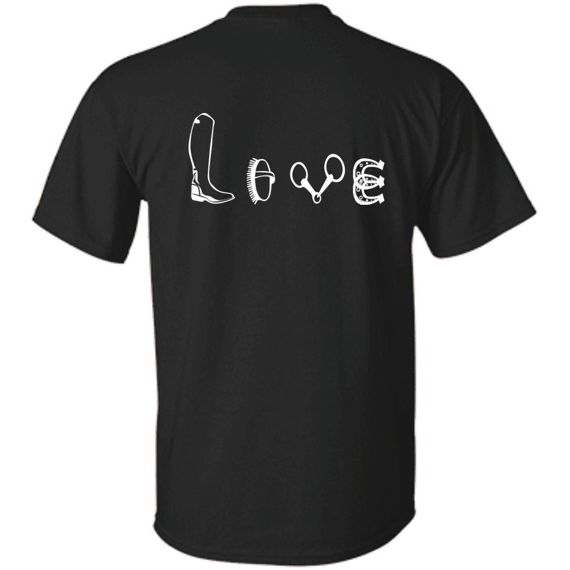 Love Symbol Horse TShirt FOr Equestrian Lover