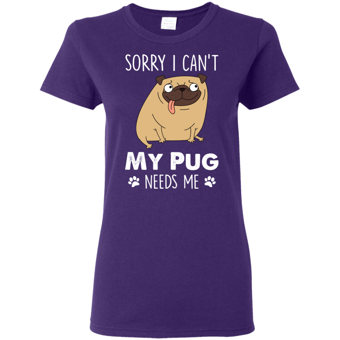 Nice Pug T Shirts - My Pug Needs Me, is a cool gift for your friends