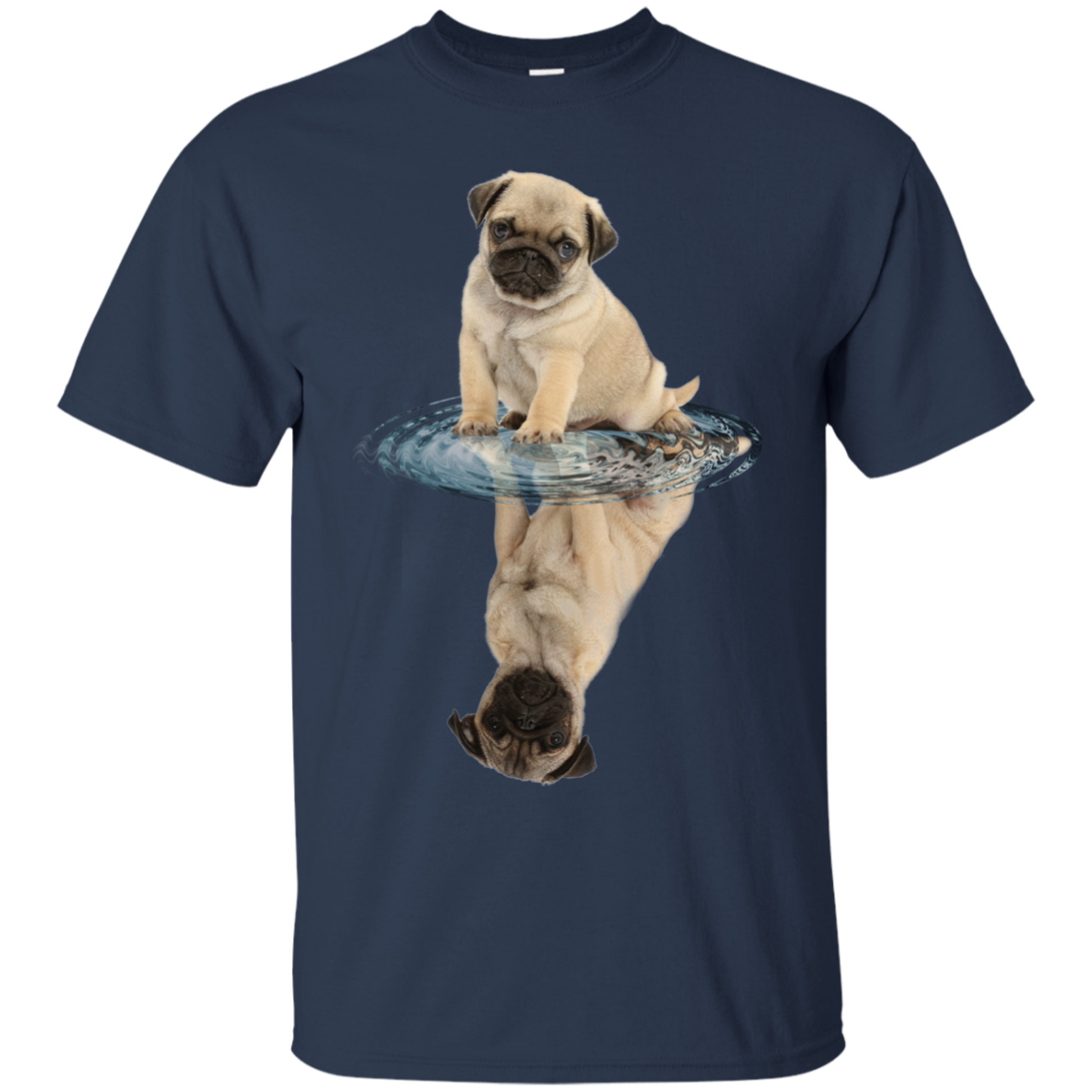 Pug Dream Reflect Water T Shirts