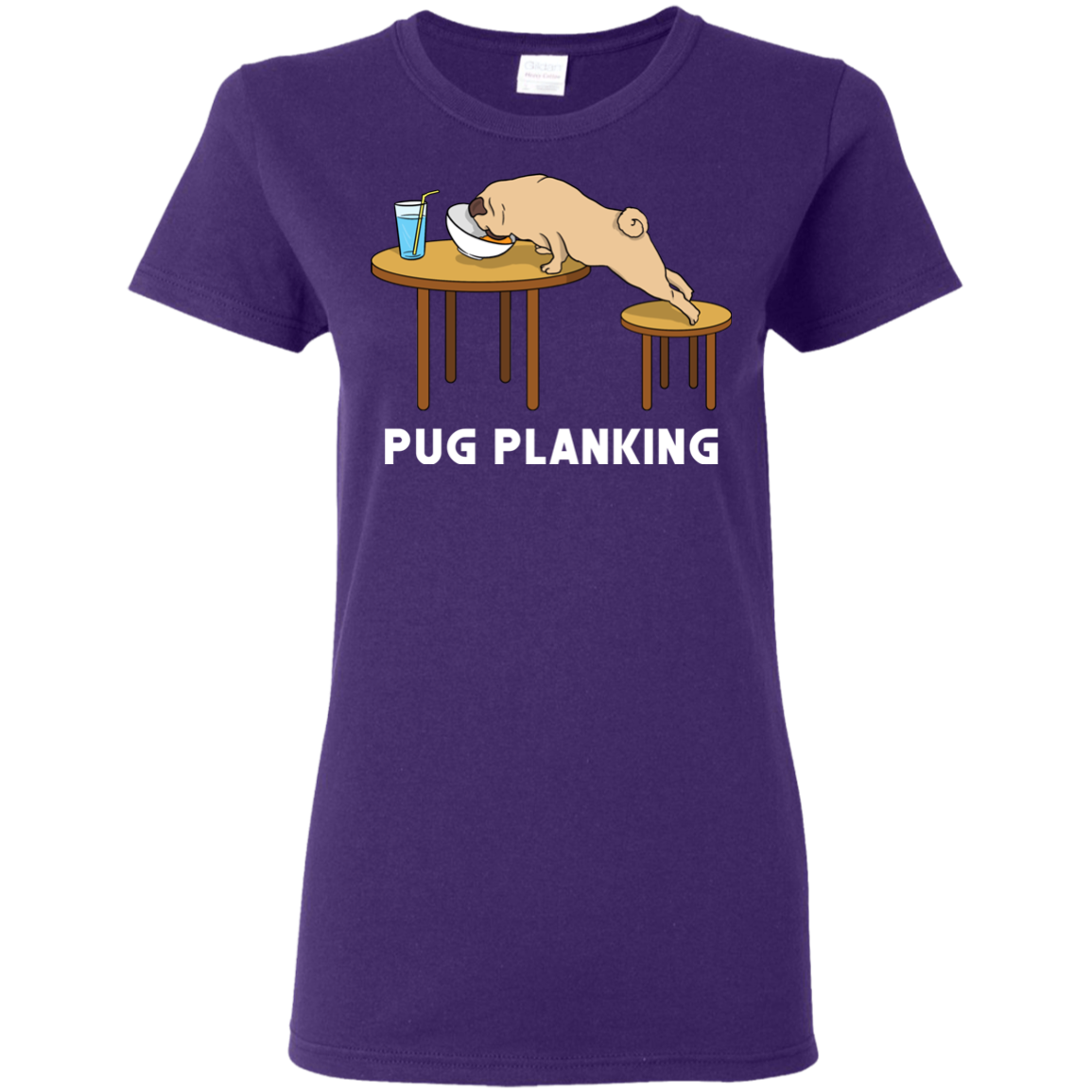 Pug Planking T Shirts