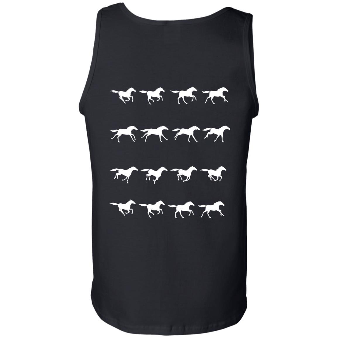 Horse Running Stop Motion Horse Tee Shirt For Equestrian Gift