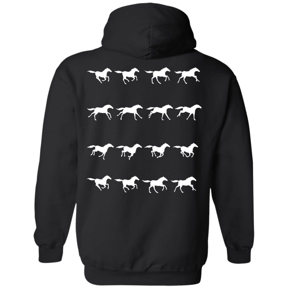 Horse Running Stop Motion Horse Tee Shirt For Equestrian Gift
