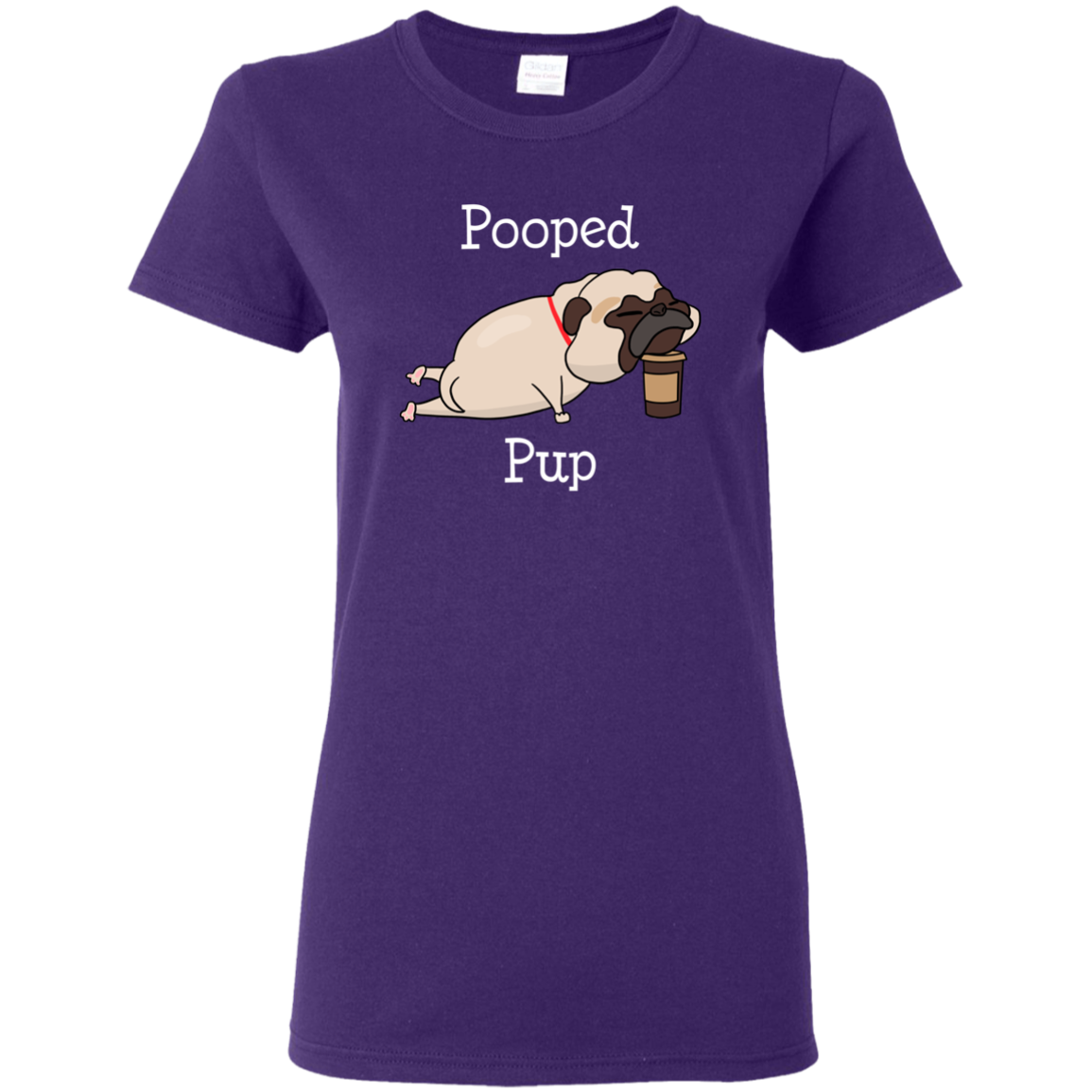 Nice Pug T Shirts - Pooped Pup, is a cool gift for friends and family