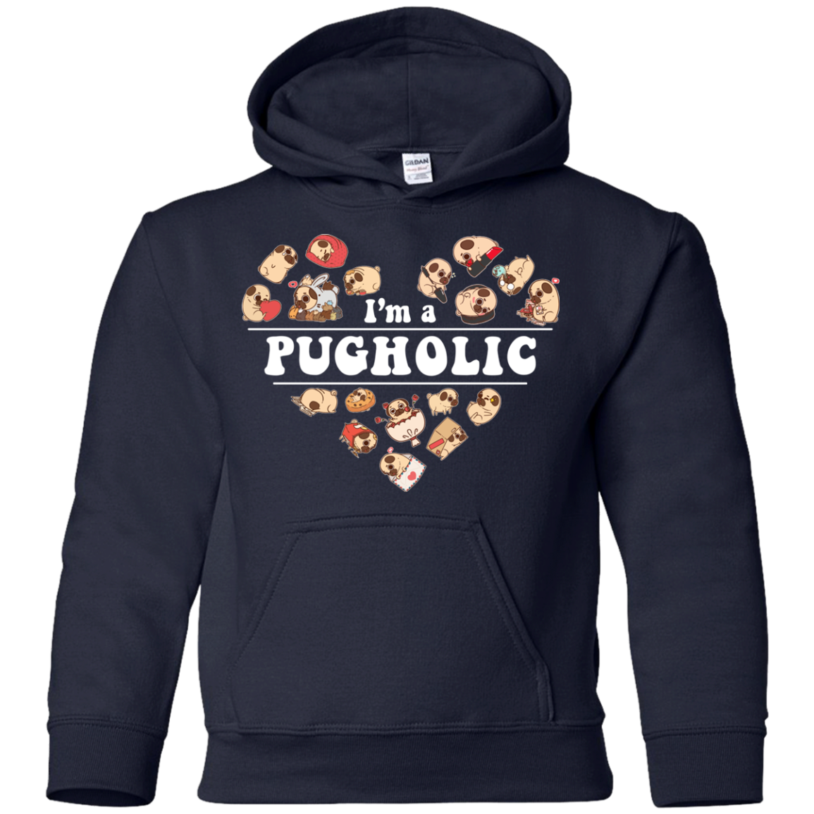 I'm A Pugholic T Shirts