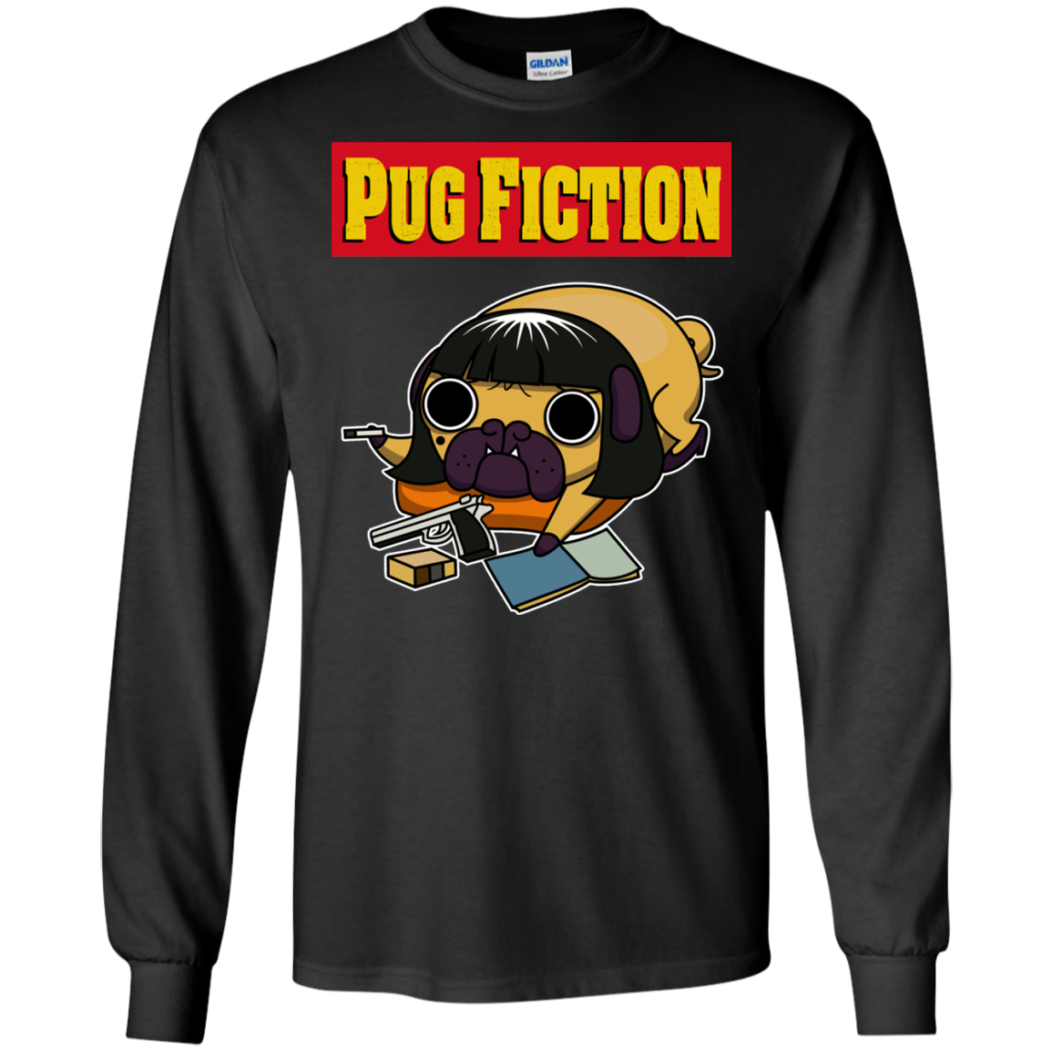 Pug Fiction Pug T Shirts