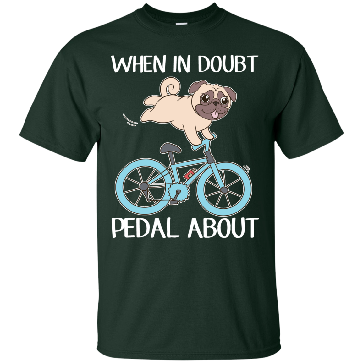 Pug Cycling T Shirts