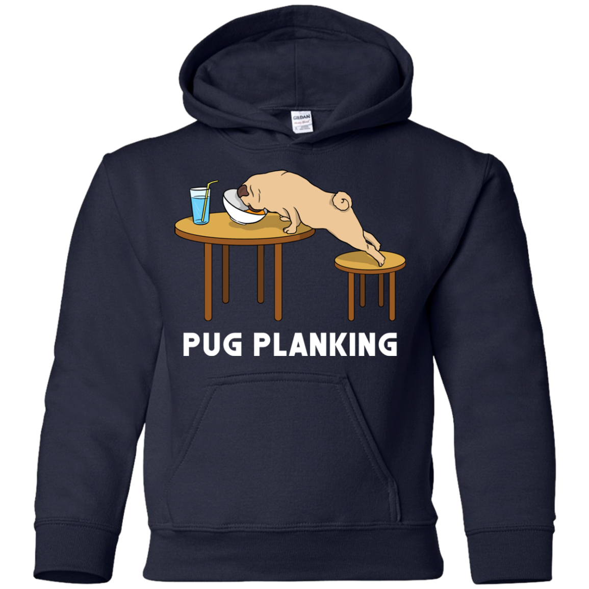 Pug Planking T Shirts