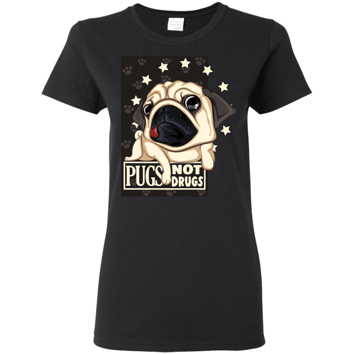 Pugs Not Drugs T Shirts