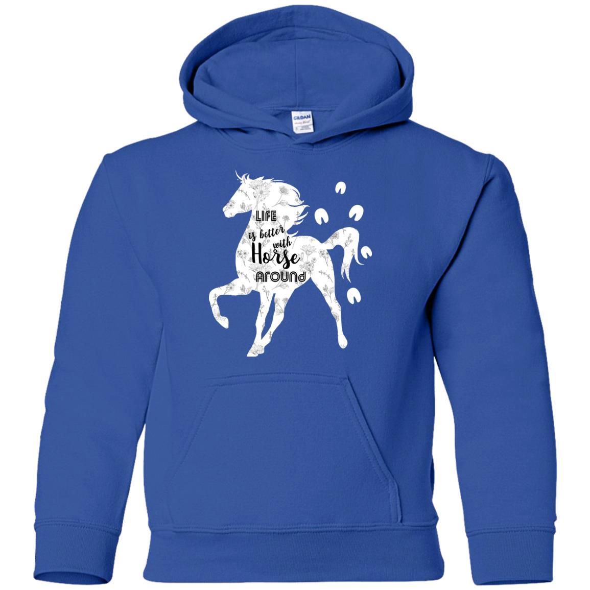 Life Is Better With Horse Around Equestrian Tshirt For Lover
