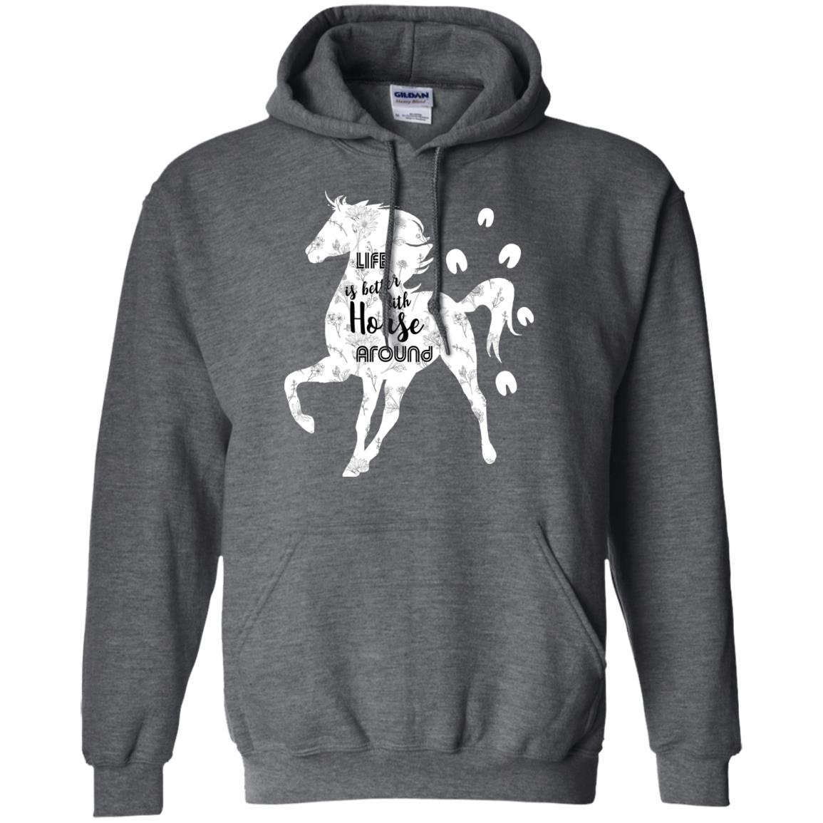 Life Is Better With Horse Around Equestrian Tshirt For Lover