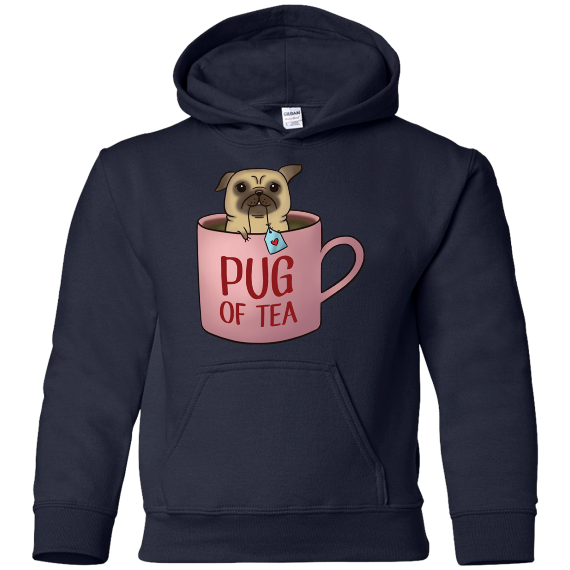 Pug Of Tea T Shirts