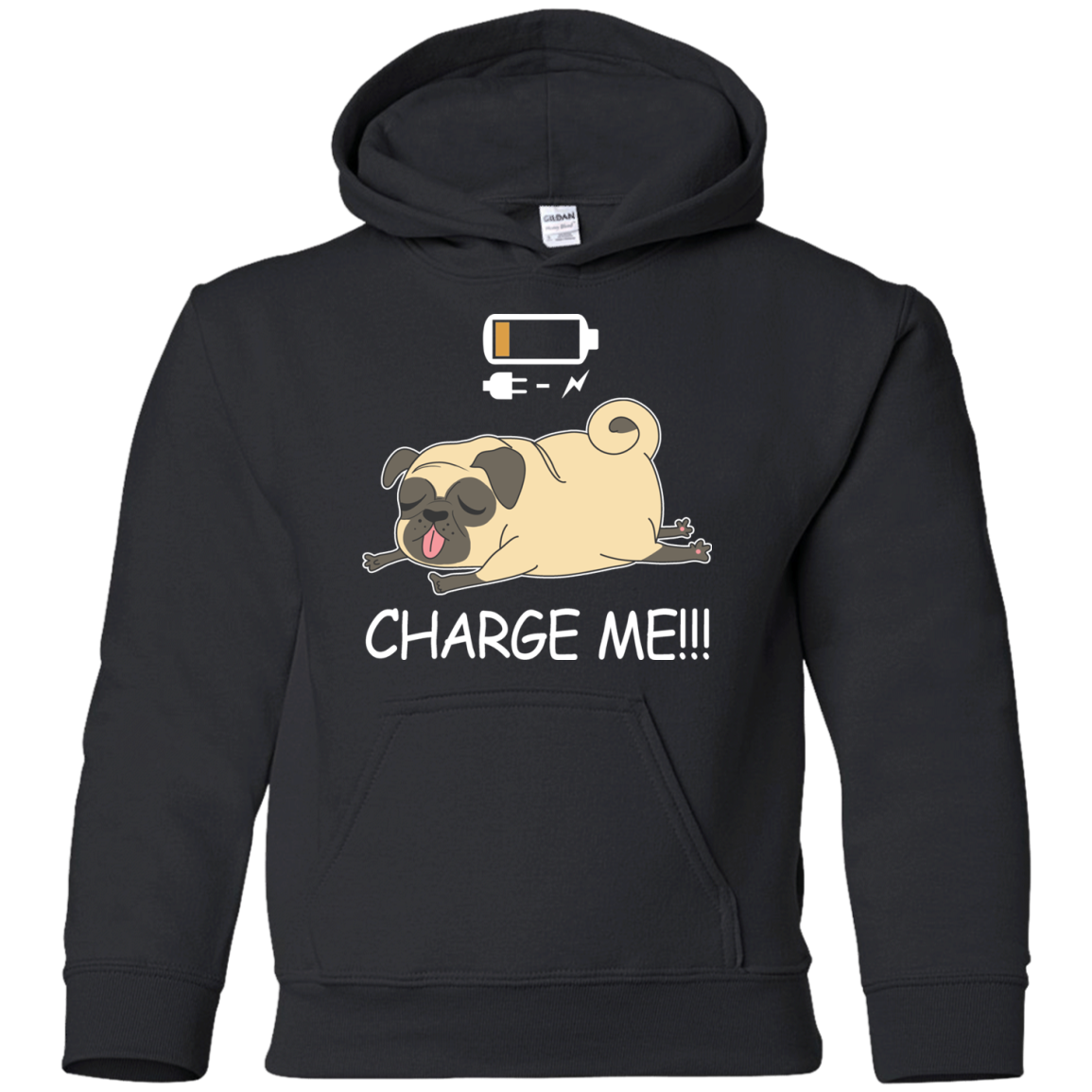 Interesting Black Presents For Collection Pug T Shirts Charge Me